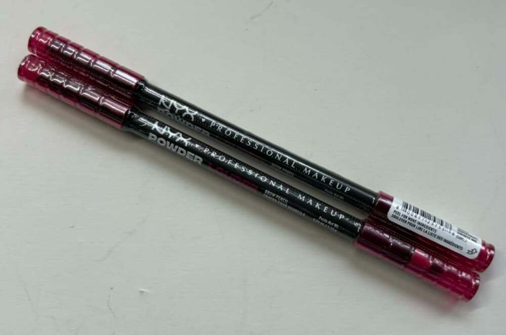 NYX Powder Louder Brow Pencil TBP09 Black Lot of 2